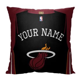 [Personalization Only] OFFICIAL NBA Jersey Personalized Pillow - Miami Heat