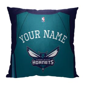 [Personalization Only] OFFICIAL NBA Jersey Personalized Pillow - Charlotte Hornets