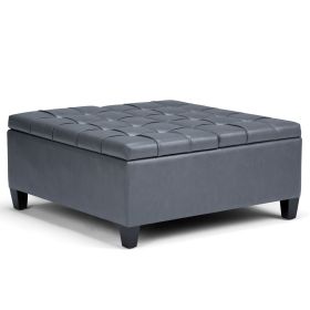 Harrison - Coffee Table Storage Ottoman - Stone Grey