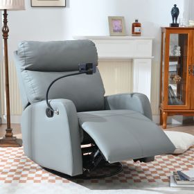 Swivel Rocker Recliner Chair,360 Degree Nursery Rocking Chair,Glider Chair,Modern Small Rocking Swivel Recliner Chair for Bedroom