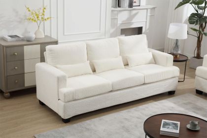 88.4" Length Modern Sofas Couches for Living Room, Sofas & couches with Square Armrest